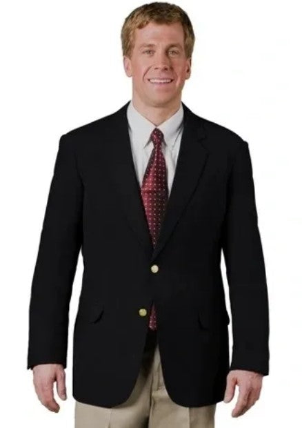 Men's Black Blazer Jacket - Slim Fit Executive Business Suit Jacket