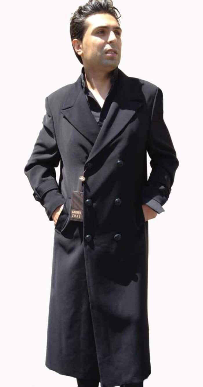 Men's Ankle-Length Topcoat | Dress Overcoat | Big & Tall Sizes Available