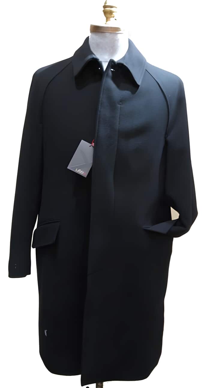 Men's Ankle-Length Overcoat, 38" Three-Button, Center Vent, Dress Coat