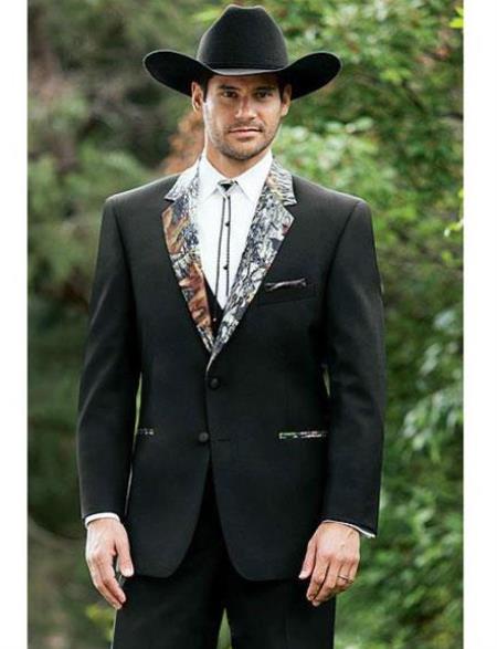 Camouflage Tuxedo for Men: Camo Wedding Suit & Groom Attire