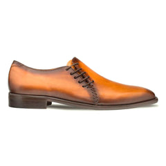 Mezlan Nicos Men's Cognac Leather Oxford Dress Shoes