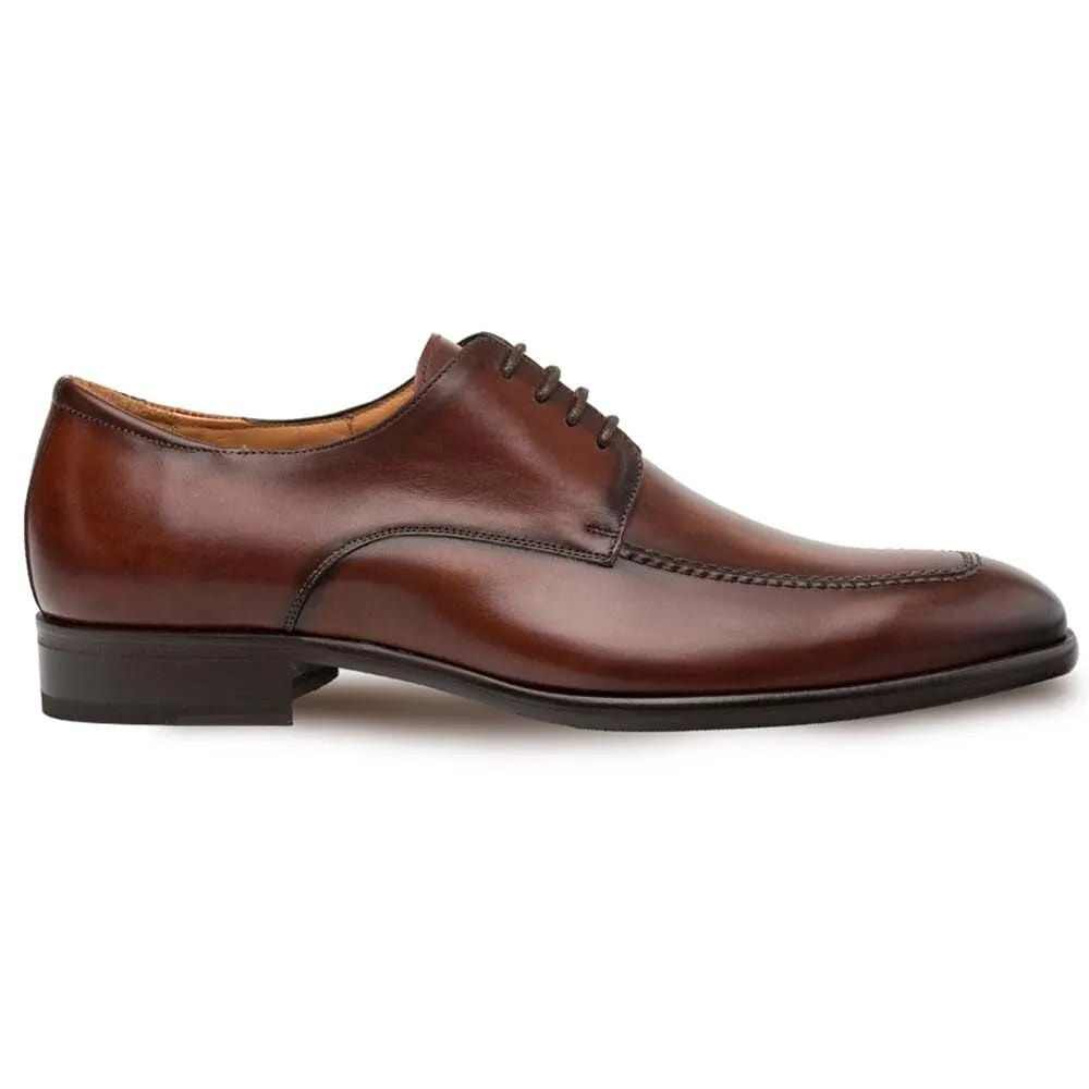 Mezlan Men's Coventry Cognac Leather Oxford Dress Shoes