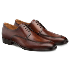 Mezlan Men's Coventry Cognac Leather Oxford Dress Shoes