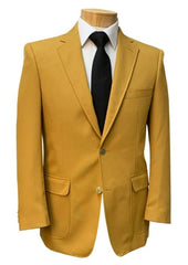 Men's Gold Blazer Jacket | Neil Allyn Career Basics | Formal & Wedding Dinner Party