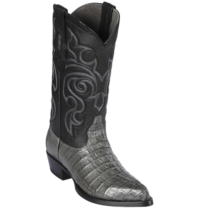 Men's Grey Cayman Tail Cowboy Boots: Los Altos Dress Western Boots