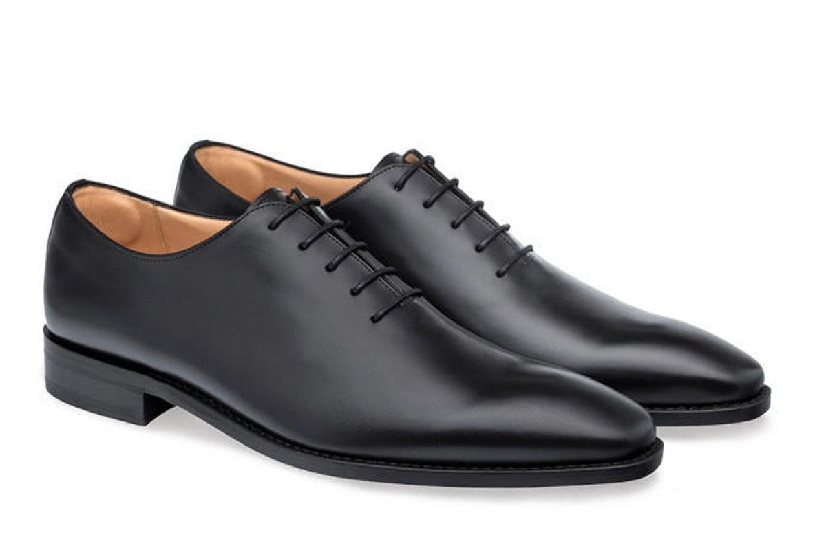 Mezlan Pamplona Men's Black Leather Oxford Dress Shoes