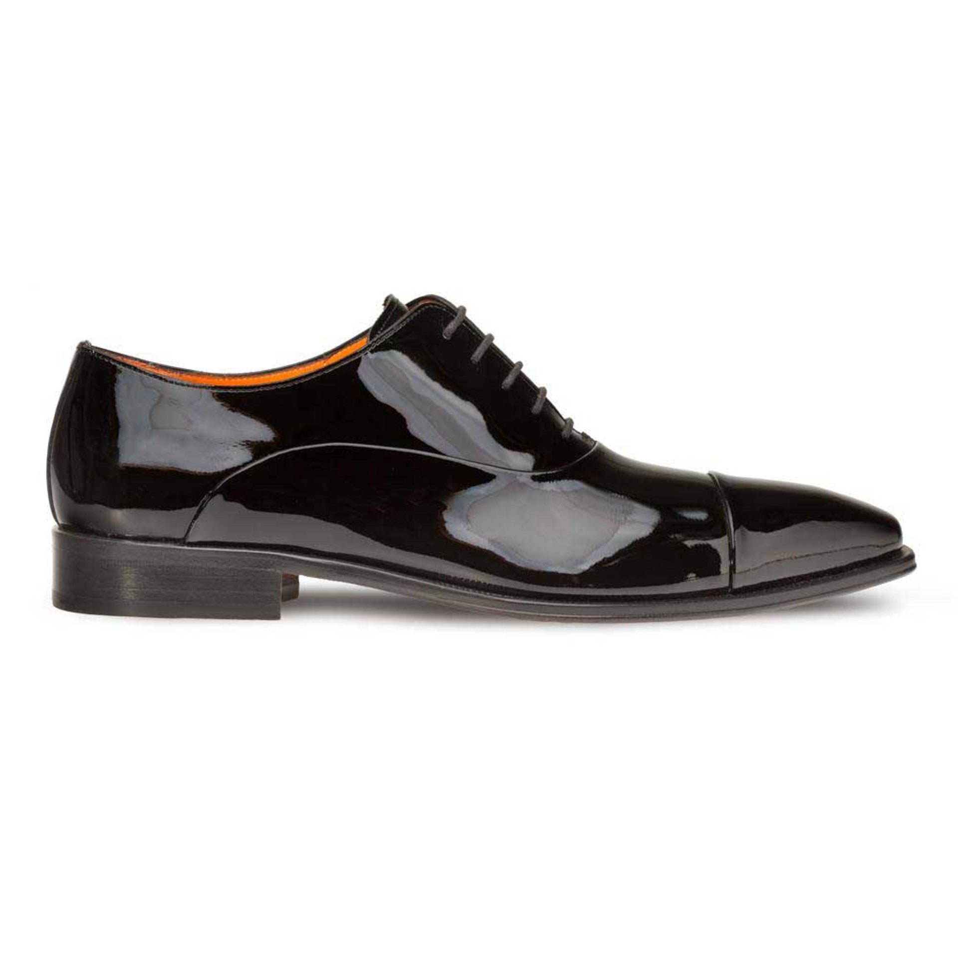 Mezlan Men's Black Patent Leather Oxfords - Formal Dress Shoes