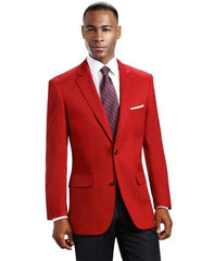 Men's Red Blazer Jacket | Neil Allyn Career Basics | Formal & Business Wear