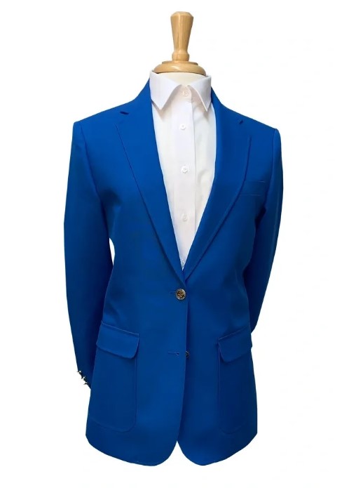 Women's Royal Blue Blazer Jacket - Classic Fit Office Work Business Suit Separate by Neil Allyn