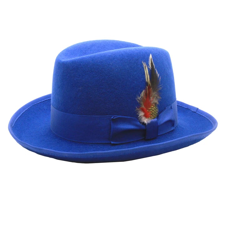 Men's Godfather Fedora Hat - 100% Australian Wool - 10 Colors