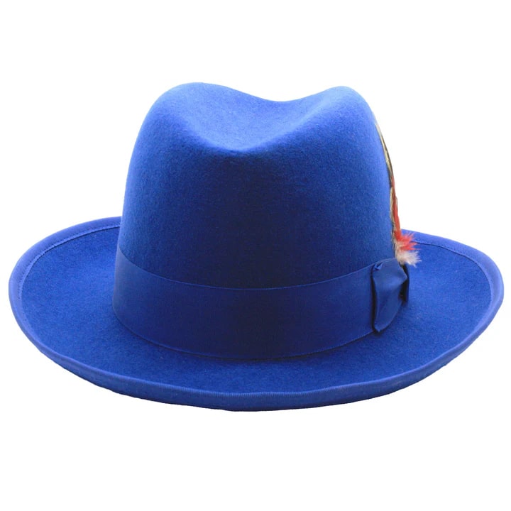 Men's Godfather Fedora Hat - 100% Australian Wool - 10 Colors