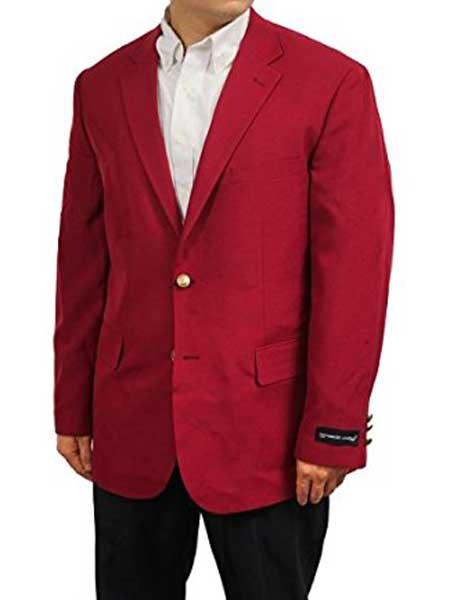 Men's Burgundy Blazer Slim Fit Suit Jacket Casual Sport Coat Wine Maroon Wedding Dinner