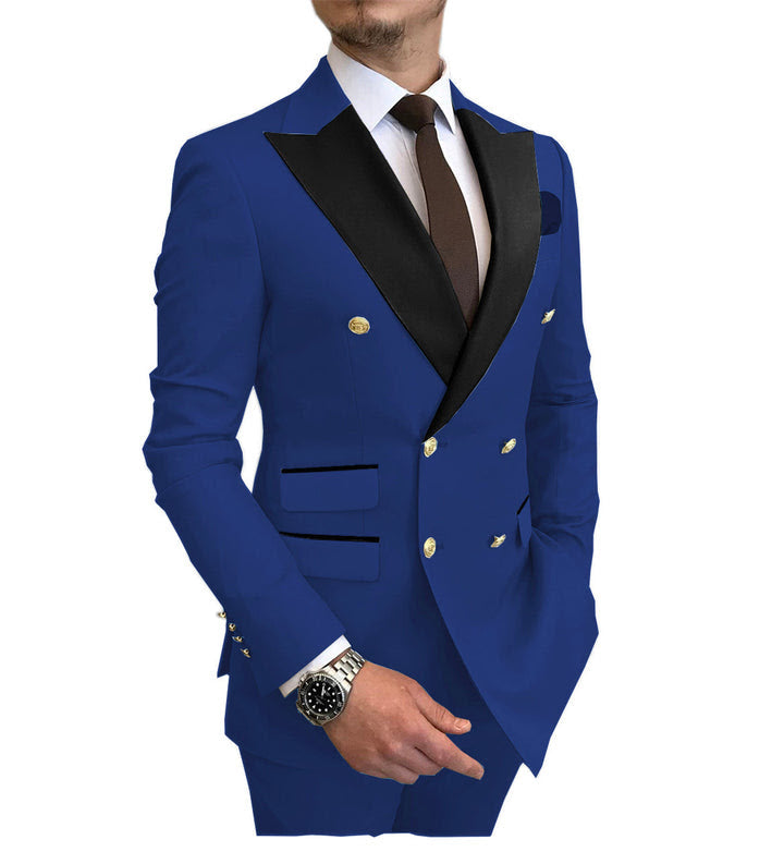 Men's Double Breasted Wedding Tuxedo Suit for Groom