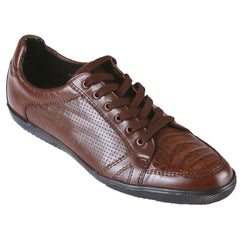 Genuine Caiman Leather Sneakers: Luxury Exotic Skin Shoes