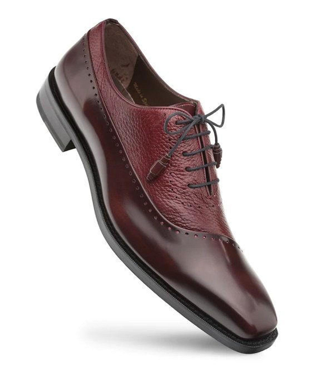 Mezlan Potsdam Men's Burgundy Leather Oxfords Dress Shoes