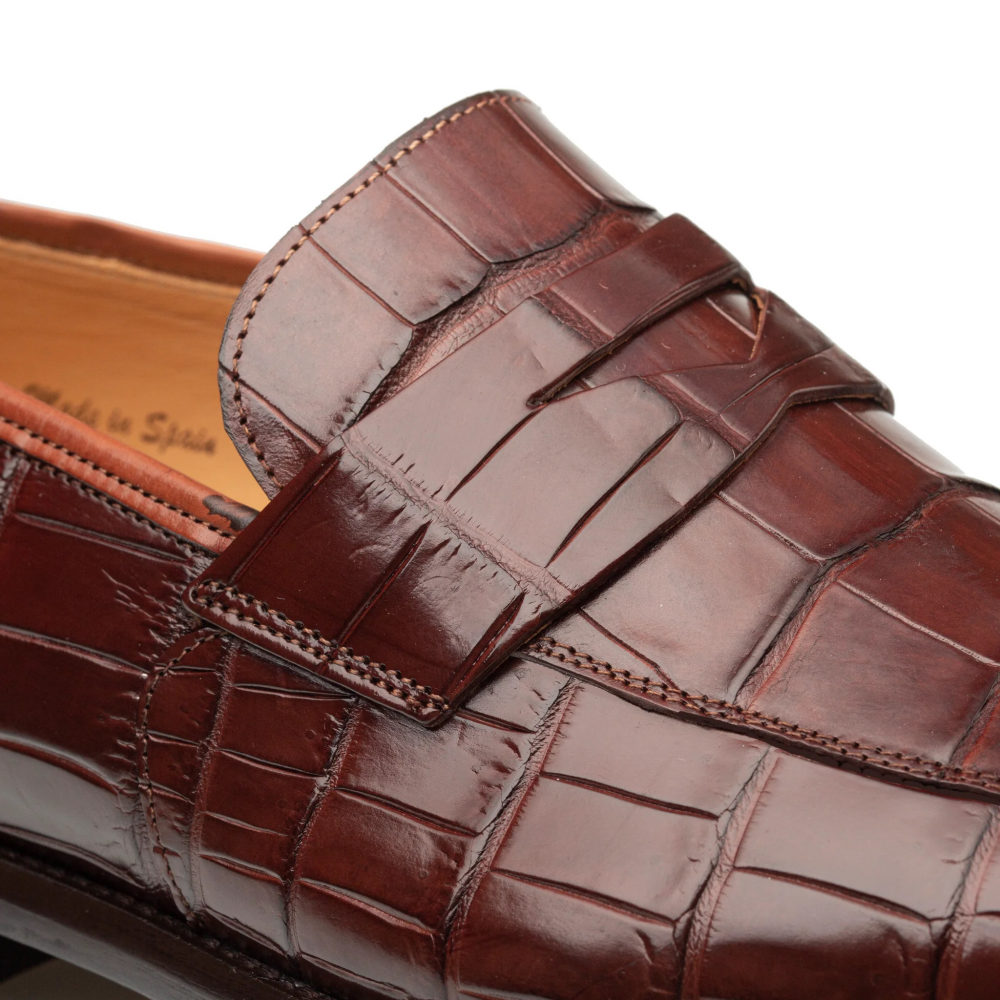 Mezlan Men's Alligator Loafers: Genuine Alligator Dress Shoes (Sale)