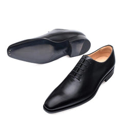 Mezlan Pamplona Men's Black Leather Oxford Dress Shoes