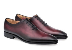 Mezlan Men's Pamplona Burgundy Leather Oxford Dress Shoes